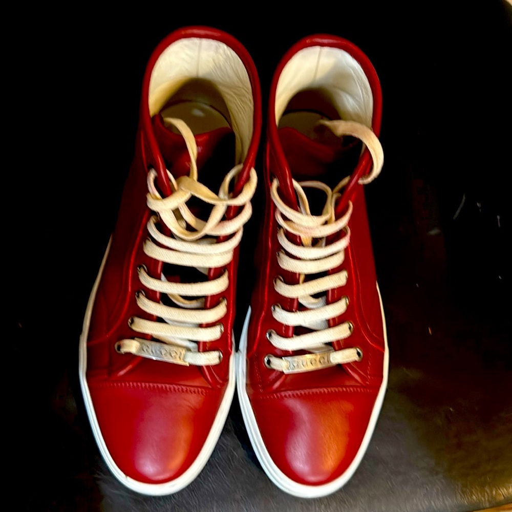 Gucci High-Top Sneakers - Excellent Condition